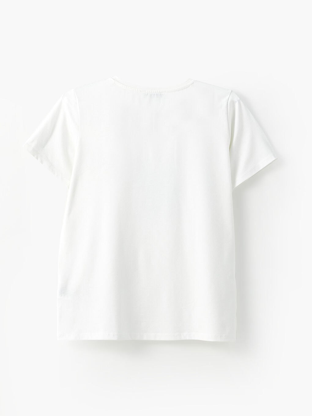 Crew Neck Printed Short Sleeve Women's T-Shirt-6