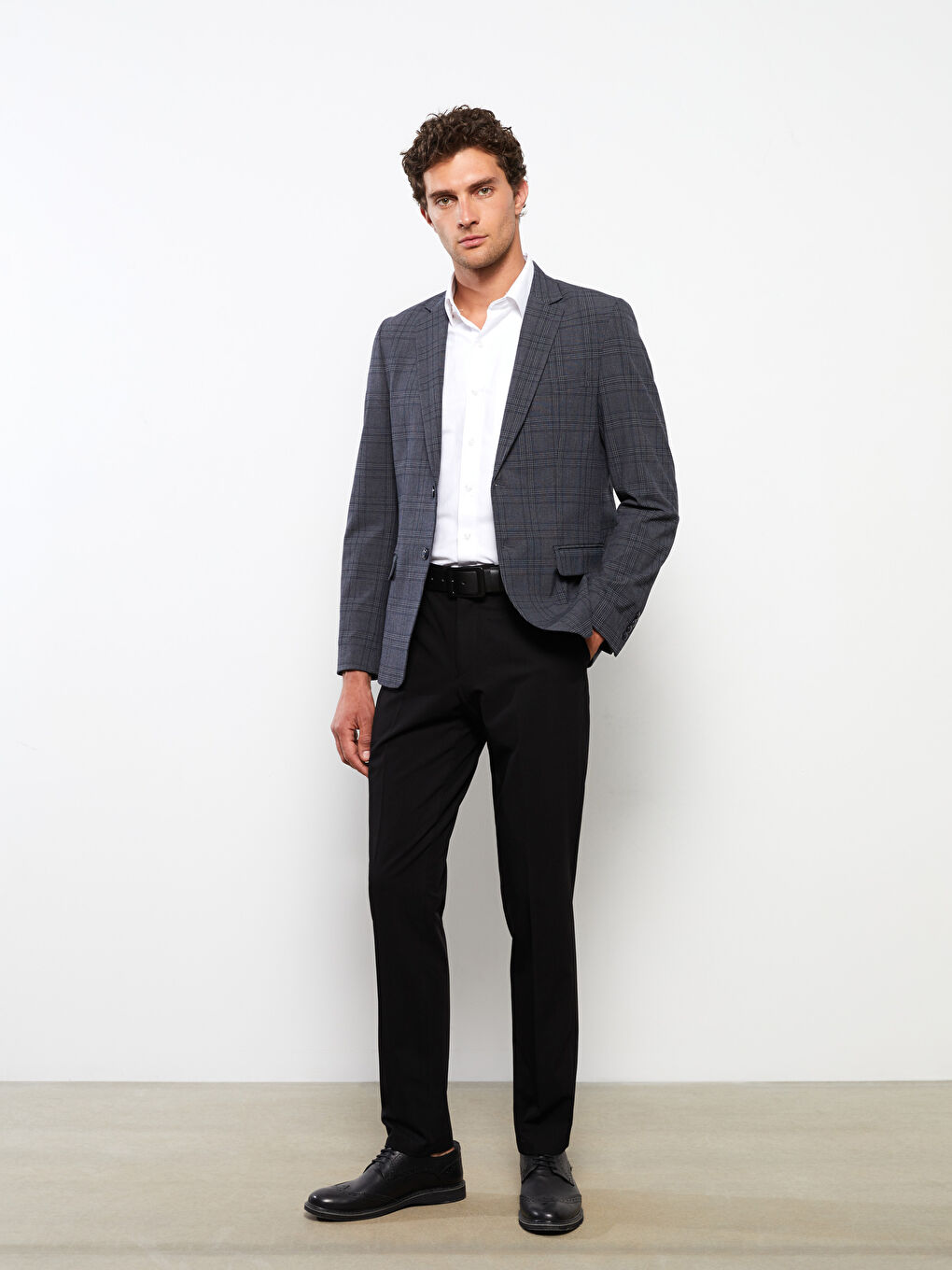 LCWAIKIKI Classic Standard Pattern Textured Men's Blazer Jacket -S2LV01Z8-RFH