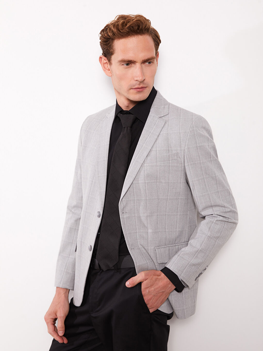Regular Fit Men's Blazer Jacket-1