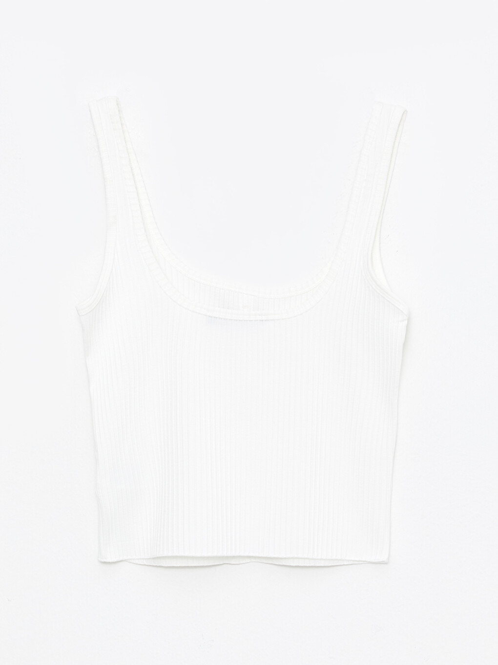 U Neck Plain Strappy Women's Tank Top-6