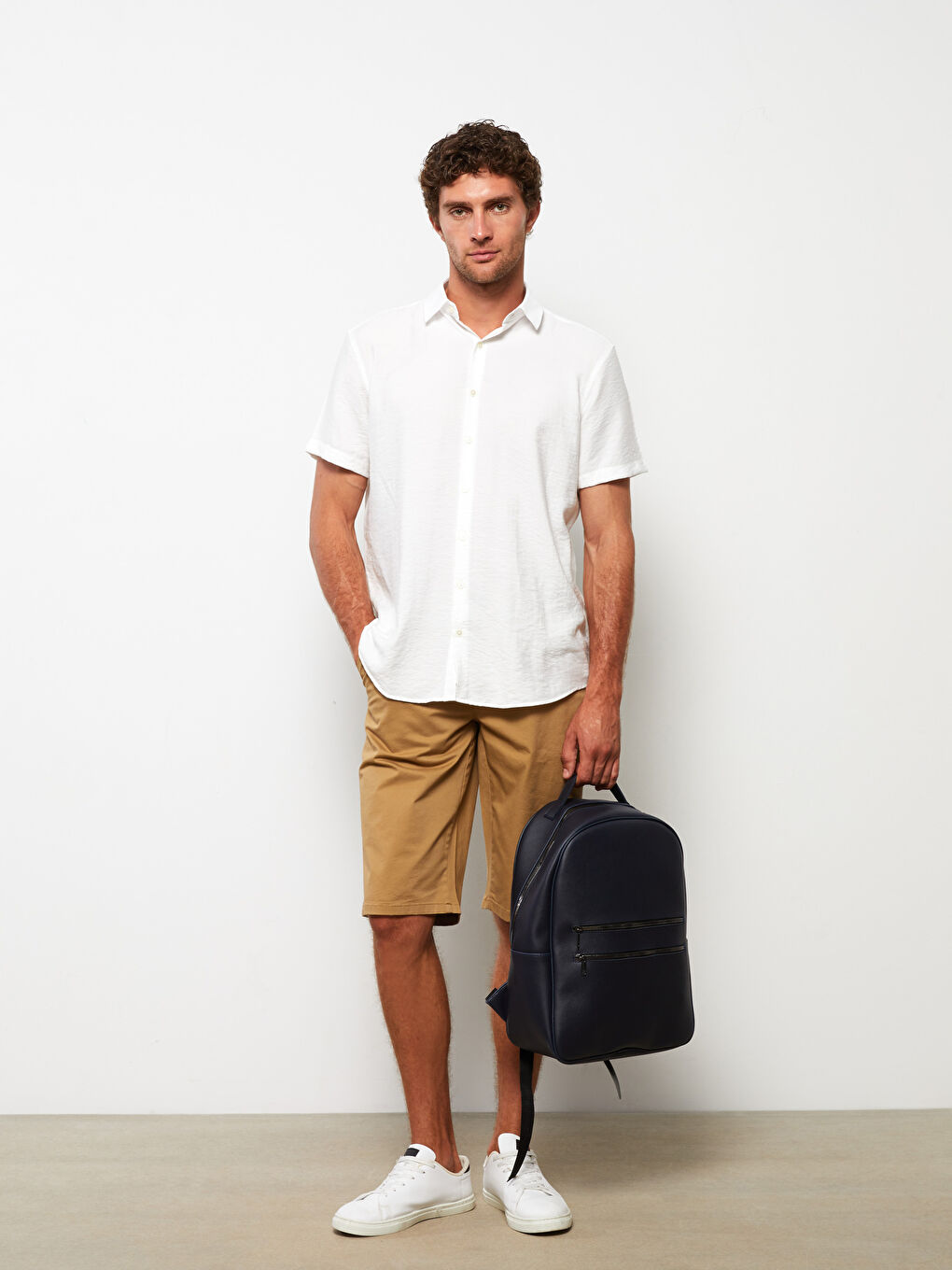 Рюкзак из искусственной кожи для мужчин-1