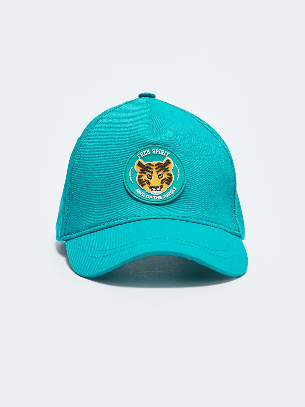 Yeşil Etiket Baskılı Erkek Çocuk Kep Şapka-3