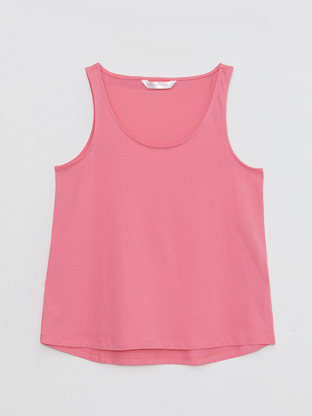 LCW DREAM Women's U-Neck Plain Sleeveless Pajama Top -S2LV81Z8-GUR