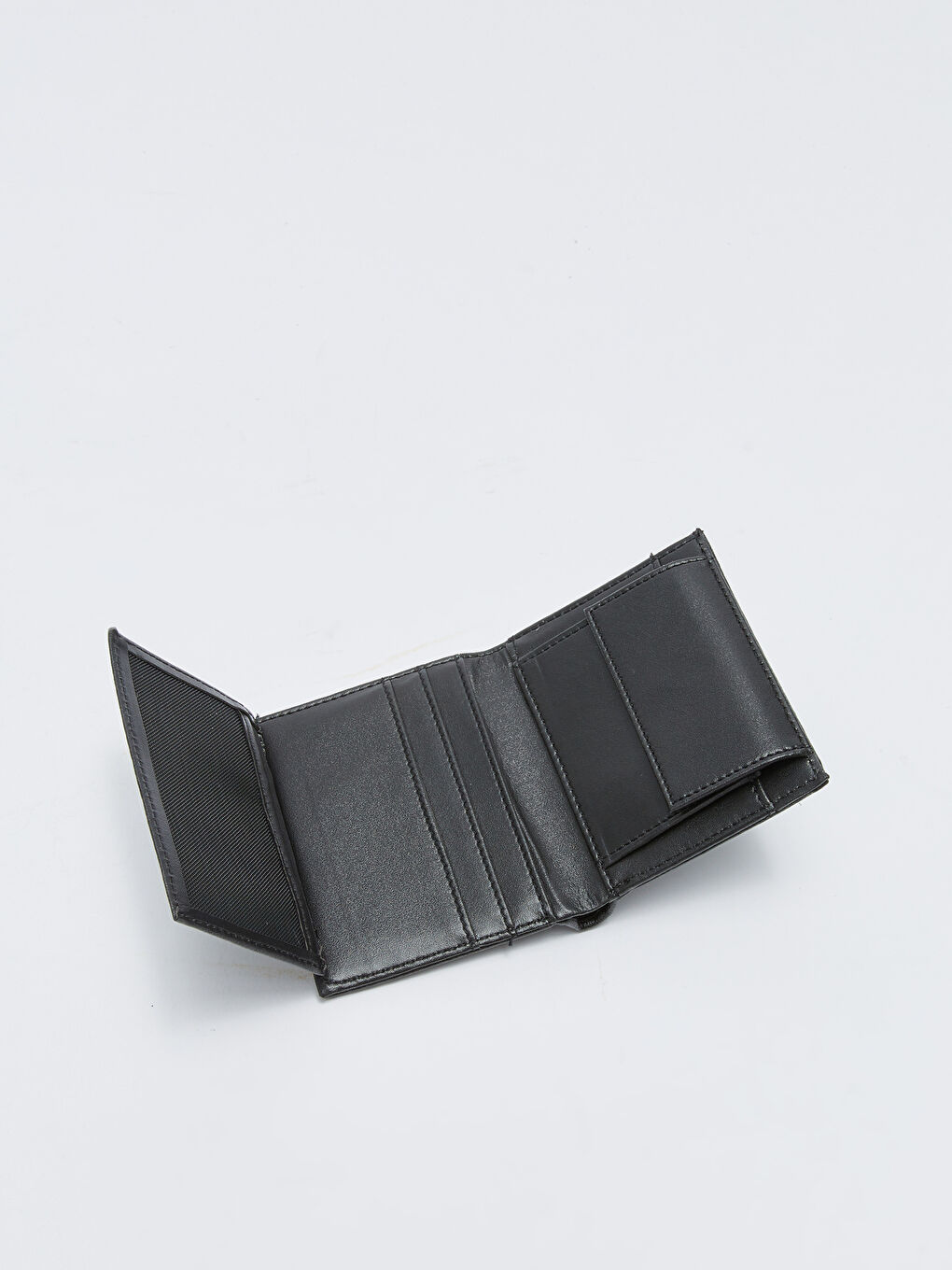 Siyah Deri Görünümlü Erkek Cüzdan-2