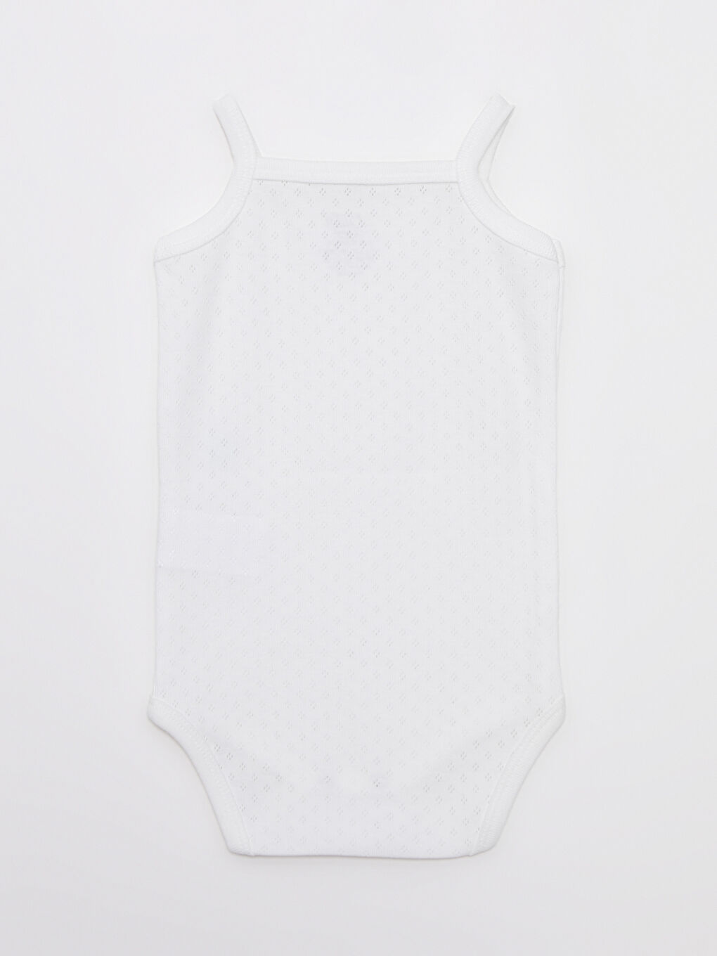 Ekru Luggi Baby Kare Yaka Askılı Kız Bebek Pamuklu Kız Bebek Çıtçıtlı Body 2'li-2