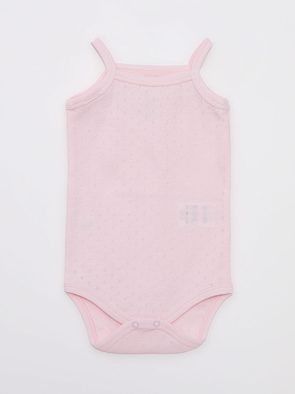 Ekru Luggi Baby Kare Yaka Askılı Kız Bebek Pamuklu Kız Bebek Çıtçıtlı Body 2'li-3