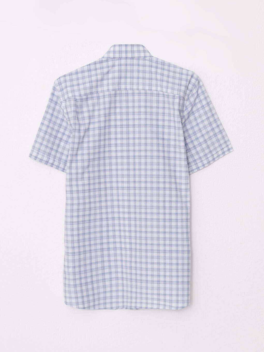 LCWAIKIKI Formal Regular Fit Kısa Kollu Ekose Poplin Erkek Gömlek -S2LY28Z8-LN6