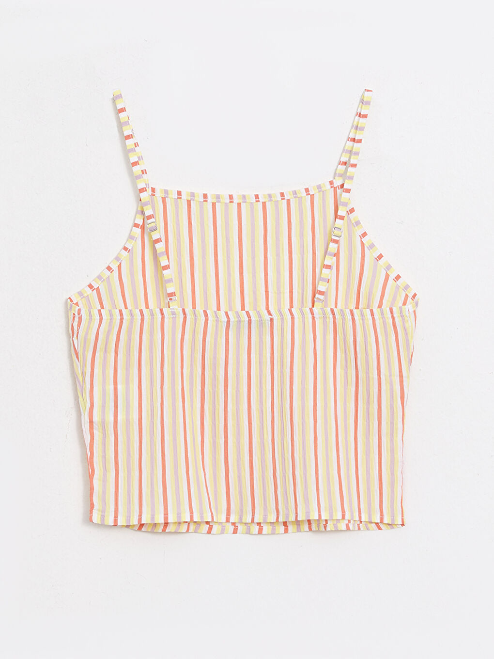 LCW Limited Halterkragen Gestreifte Riemchen Popeline Bluse für Damen -S2LY53Z8-LGZ