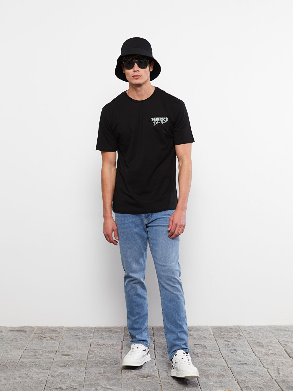 Футболка Мужская с Круглым Вырезом, Коротким Рукавом, С Принтом, Из Гребенного Хлопка-2