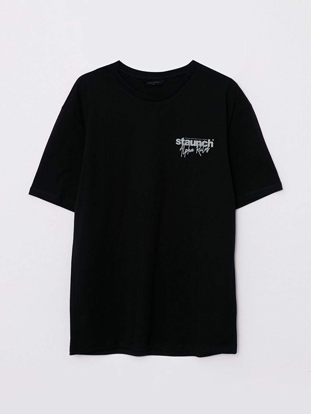 Футболка Мужская с Круглым Вырезом, Коротким Рукавом, С Принтом, Из Гребенного Хлопка-5