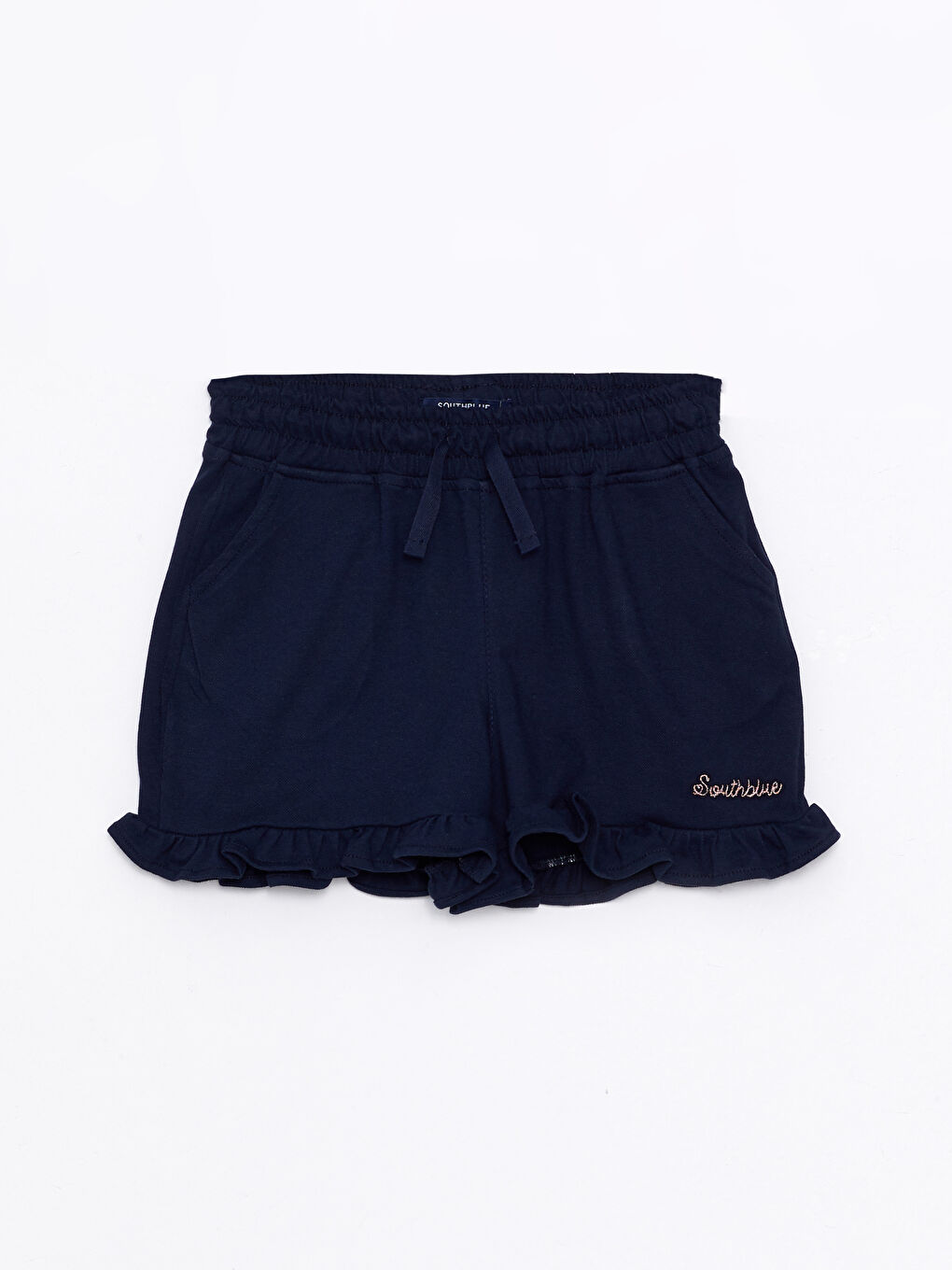 Elastic Waist Embroidered Girl Shorts -S2LY87Z4-SJW