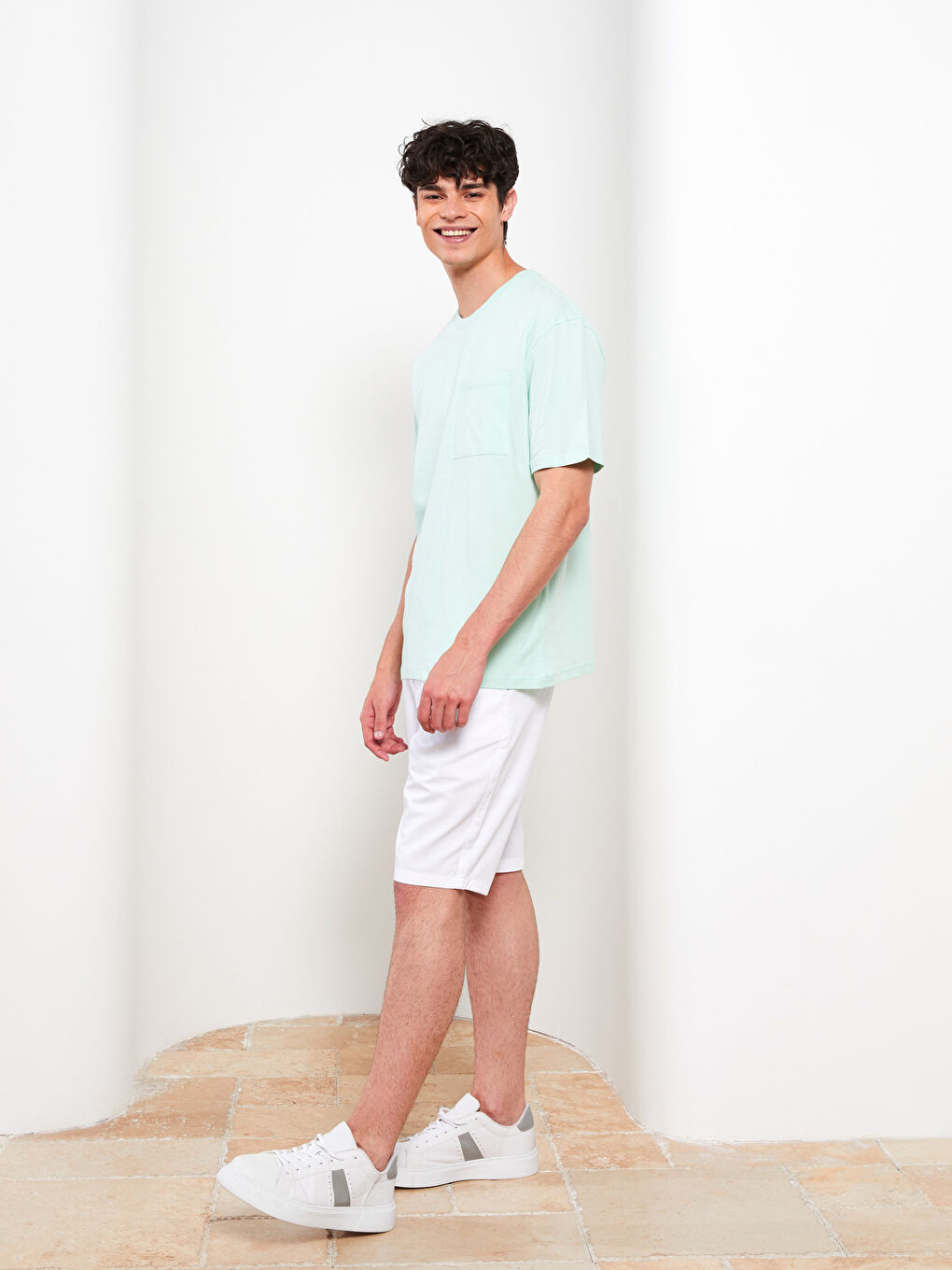 Crew Neck Jersey Men's T-Shirt-1