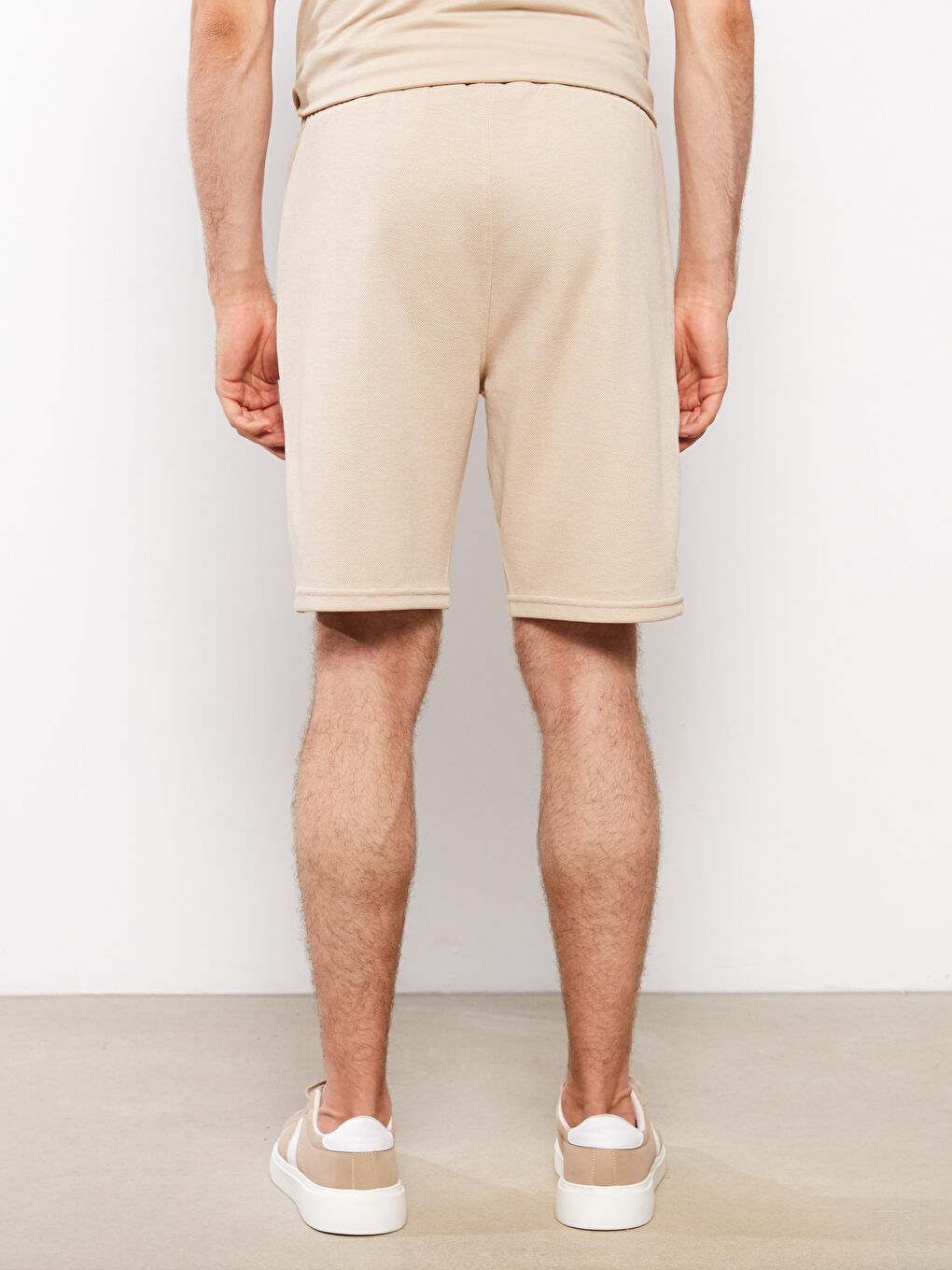 Slim Fit Binding Detail Men's Shorts -S2M007Z8-MB0