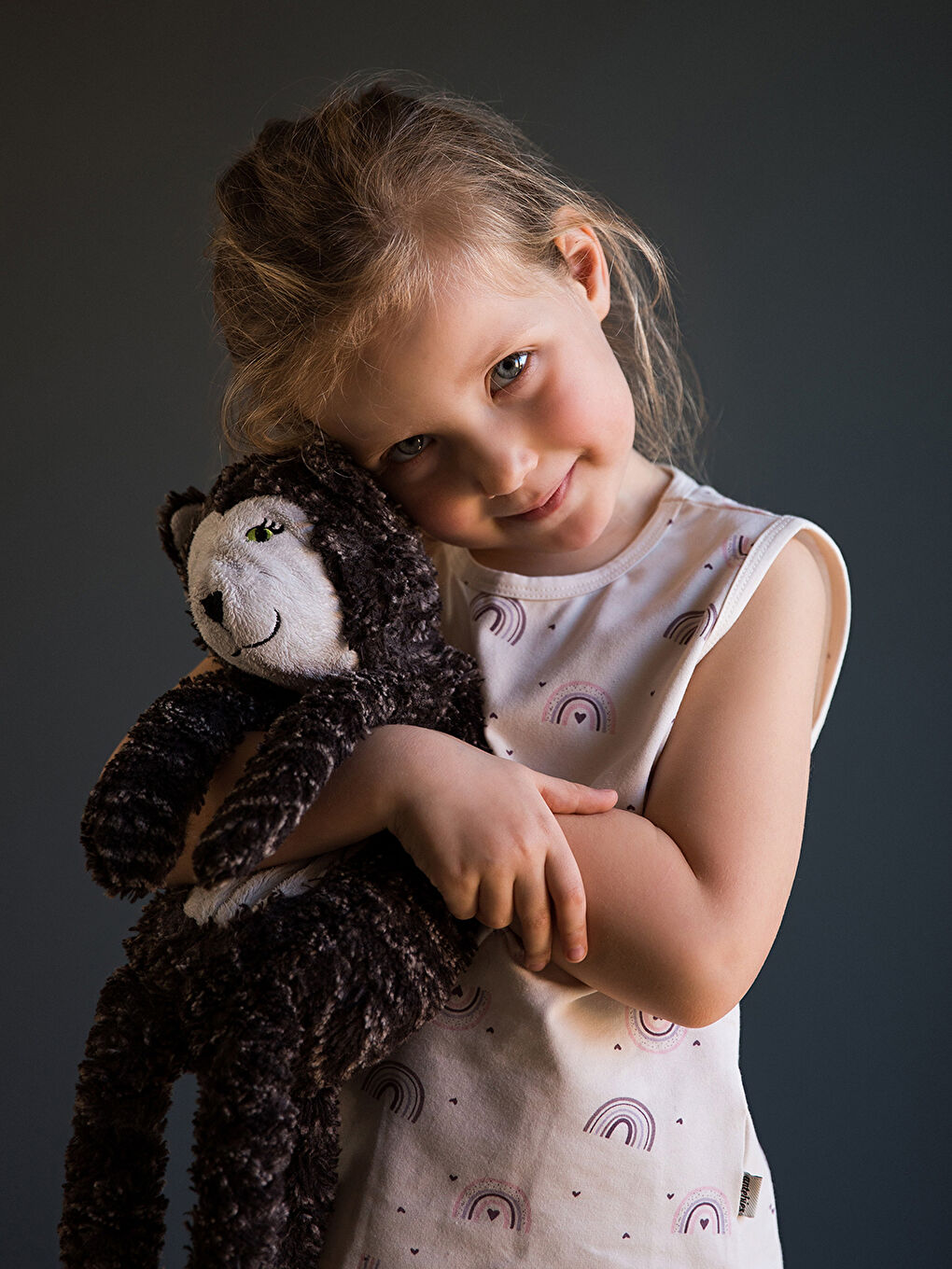 Bej Kız Çocuk Pijama Takımı-1