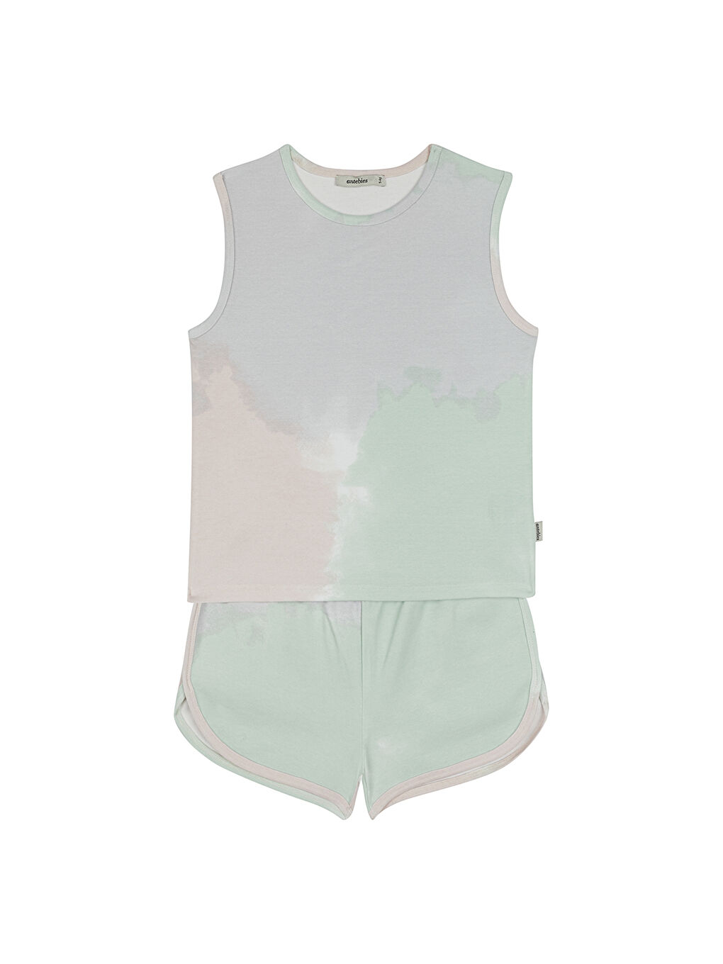 Yeşil Kız Çocuk Pijama Takımı-2