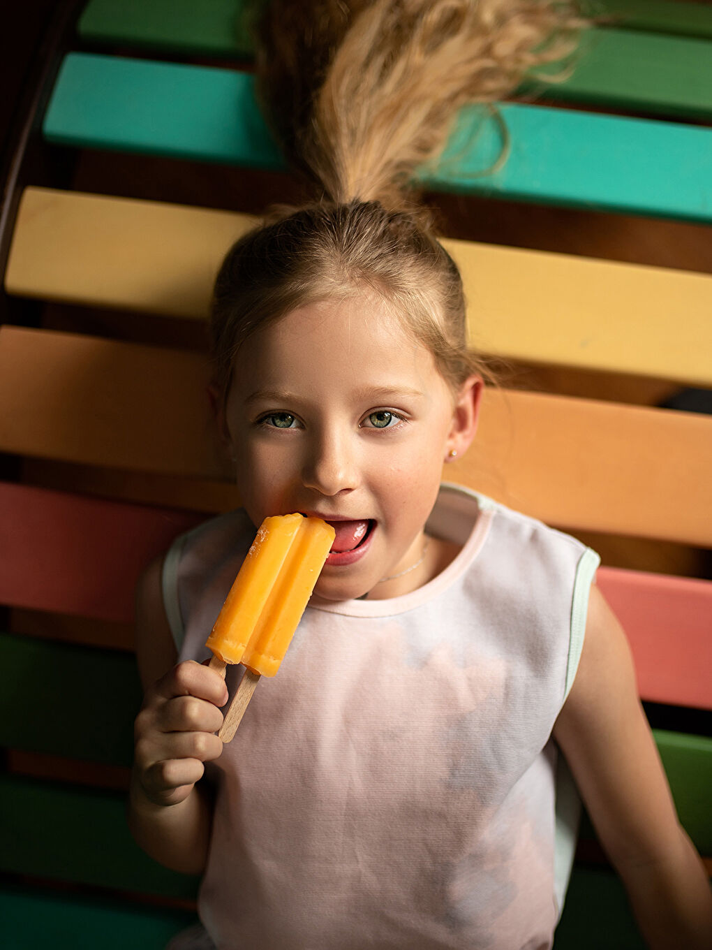 Yeşil Kız Çocuk Pijama Takımı-1