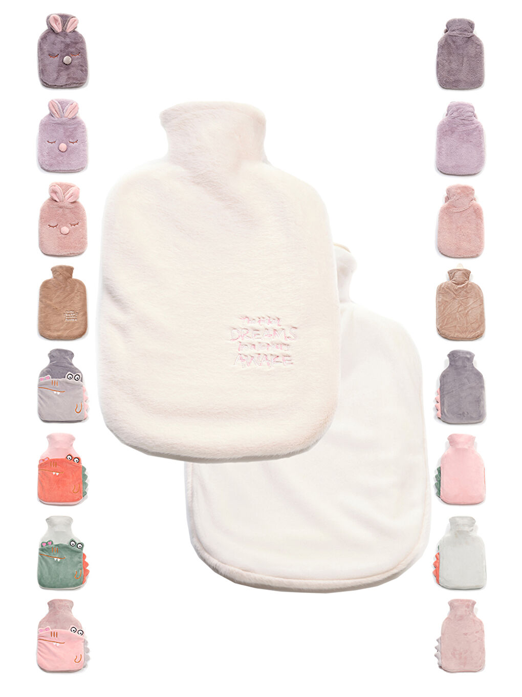 Yoyoso Yün Kılıflı Sıcak Su Torbası Termofor 2000 ml 33x21 cm-6