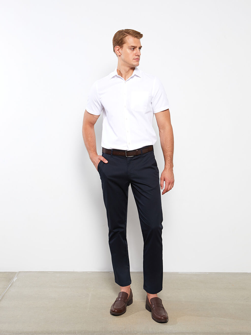 Regular Fit Short Sleeve Men's Shirt