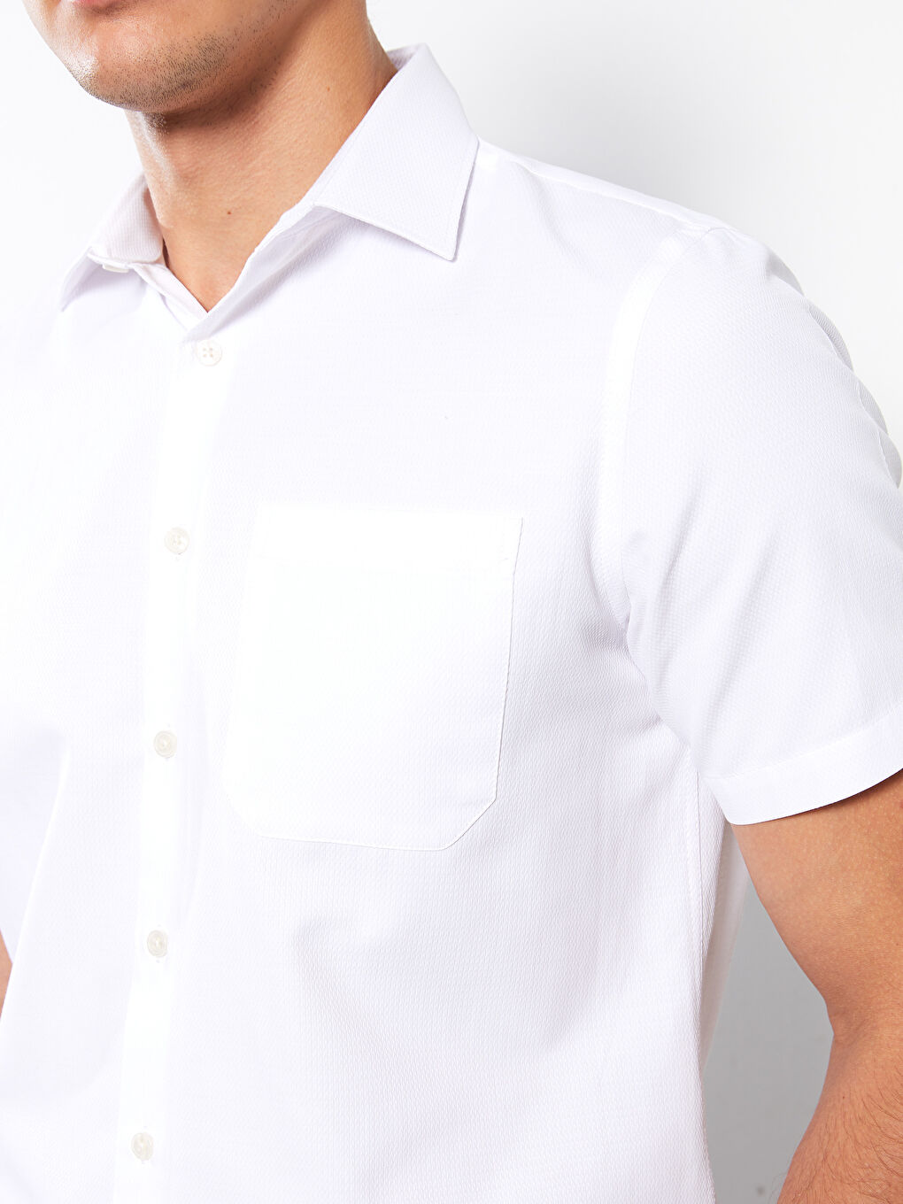 Regular Fit Short Sleeve Men's Shirt-3