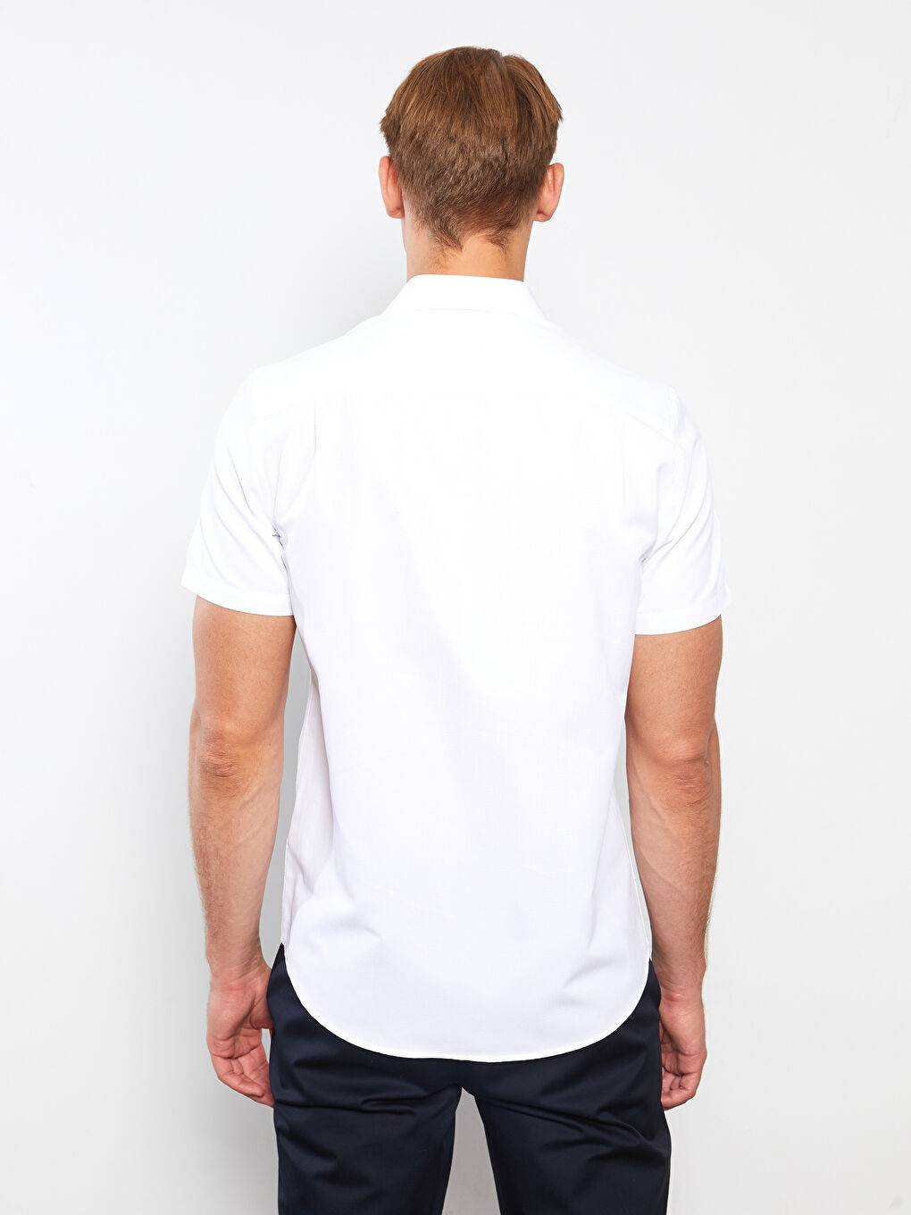 Regular Fit Short Sleeve Men's Shirt-4