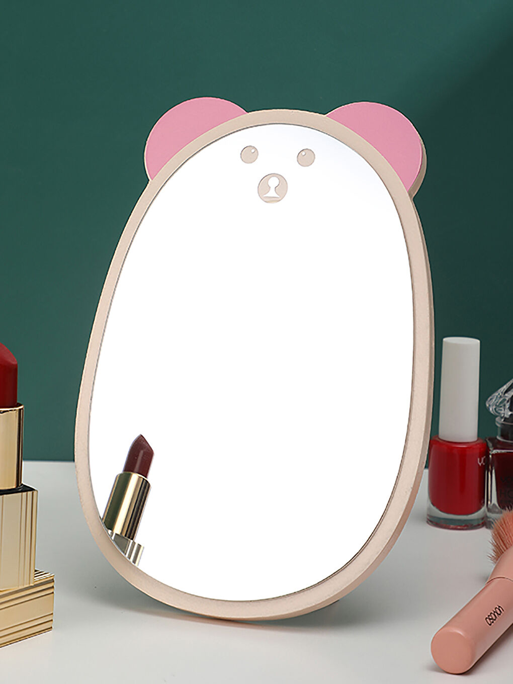 Yoyoso Sevimli Ayı Ahşap Ayna