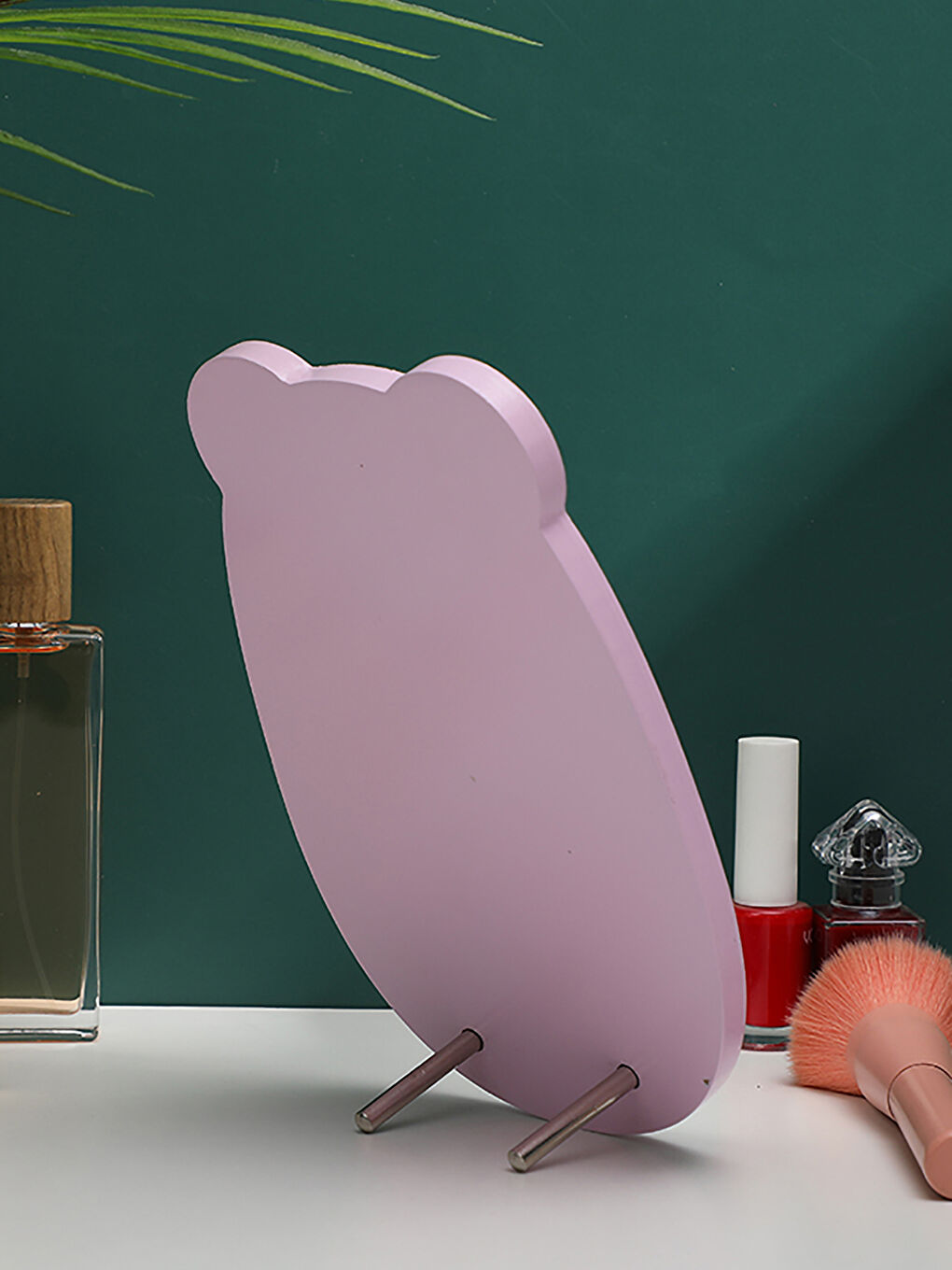 Yoyoso Sevimli Ayı Ahşap Ayna-3