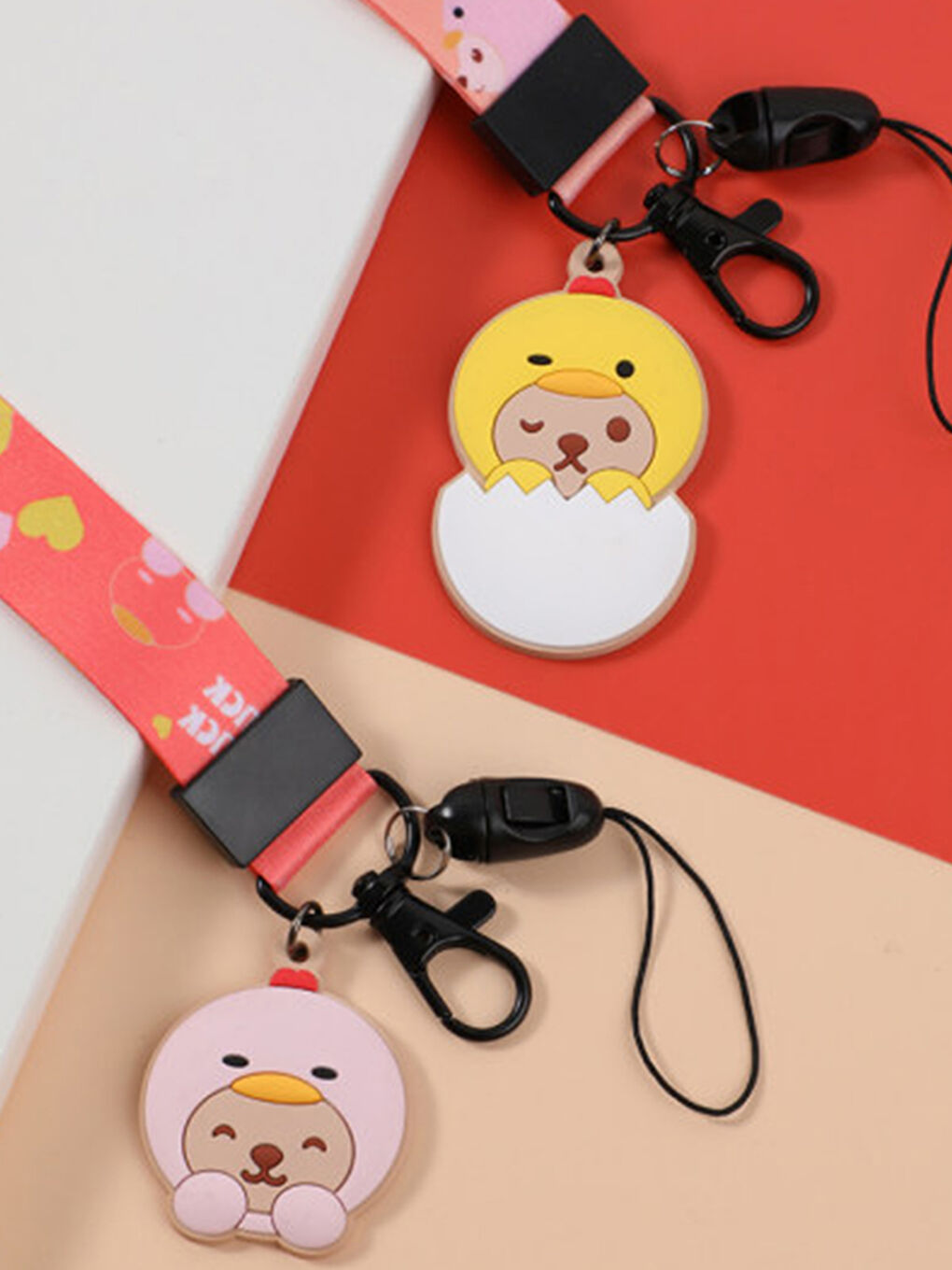 Yoyoso Telefon Boyun Askısı Sevimli Ördek-1