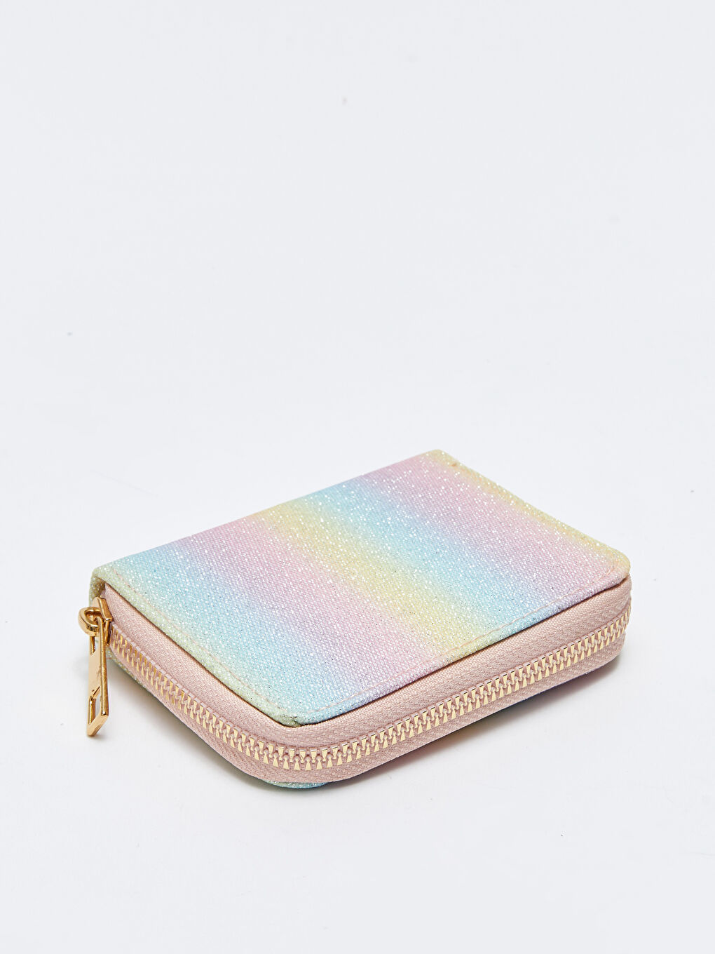 Karışık Simli Renk Bloklu Kız Çocuk Cüzdan-2