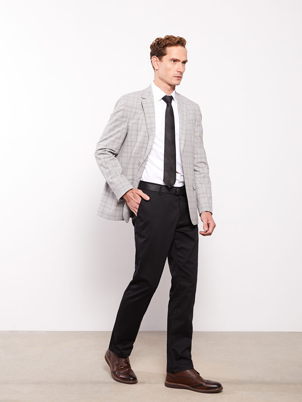 بليزر رجالي بقصة عادية