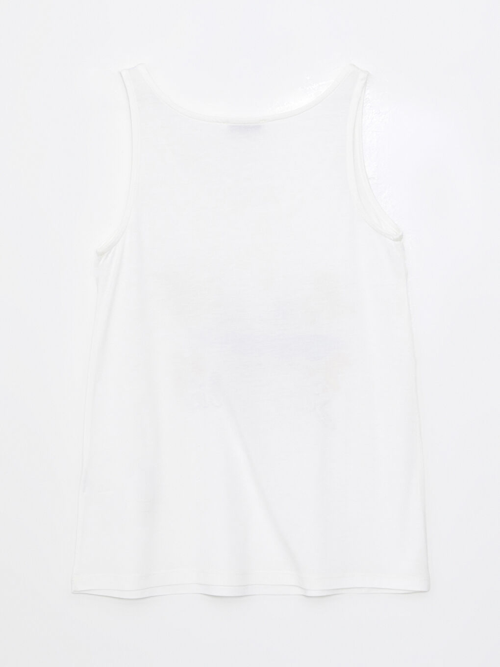 Top majica sa U vratom, štampana, viskoza, ženska atlet majica-6