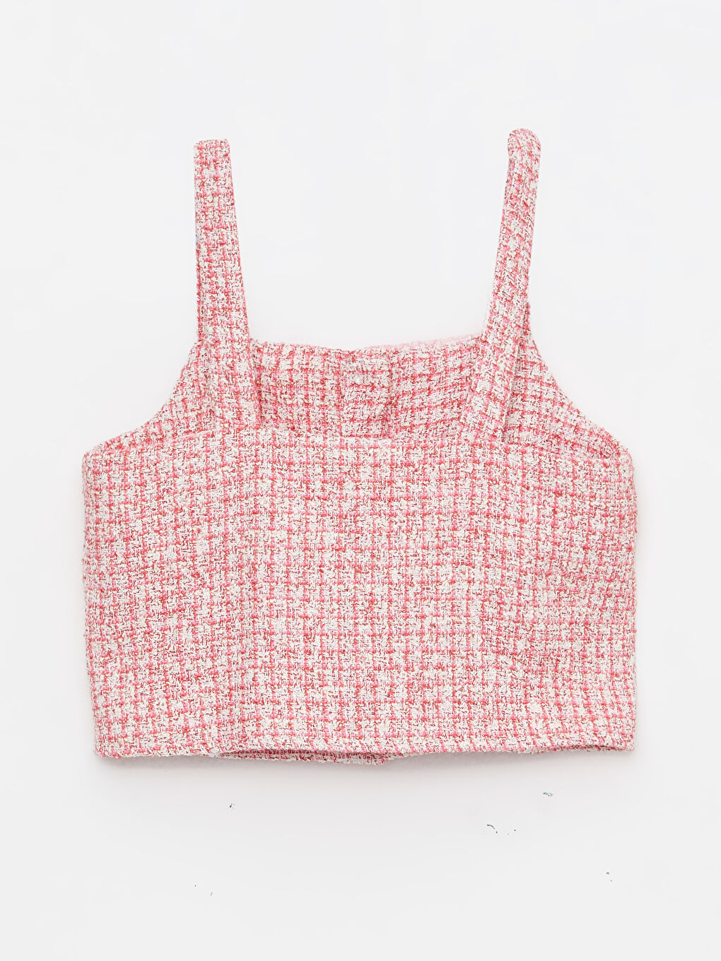 Blouse pour Filles à Col Carré Imprimée à Fines Bretelles en Sergé-5