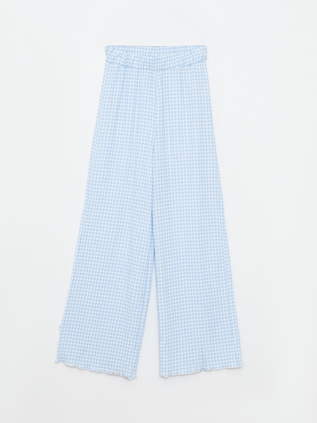 Elastic Waist Wide Leg Girls' Trousers