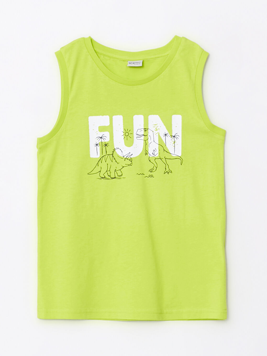 Crew Neck Printed Boy Athlete and Bermuda-1