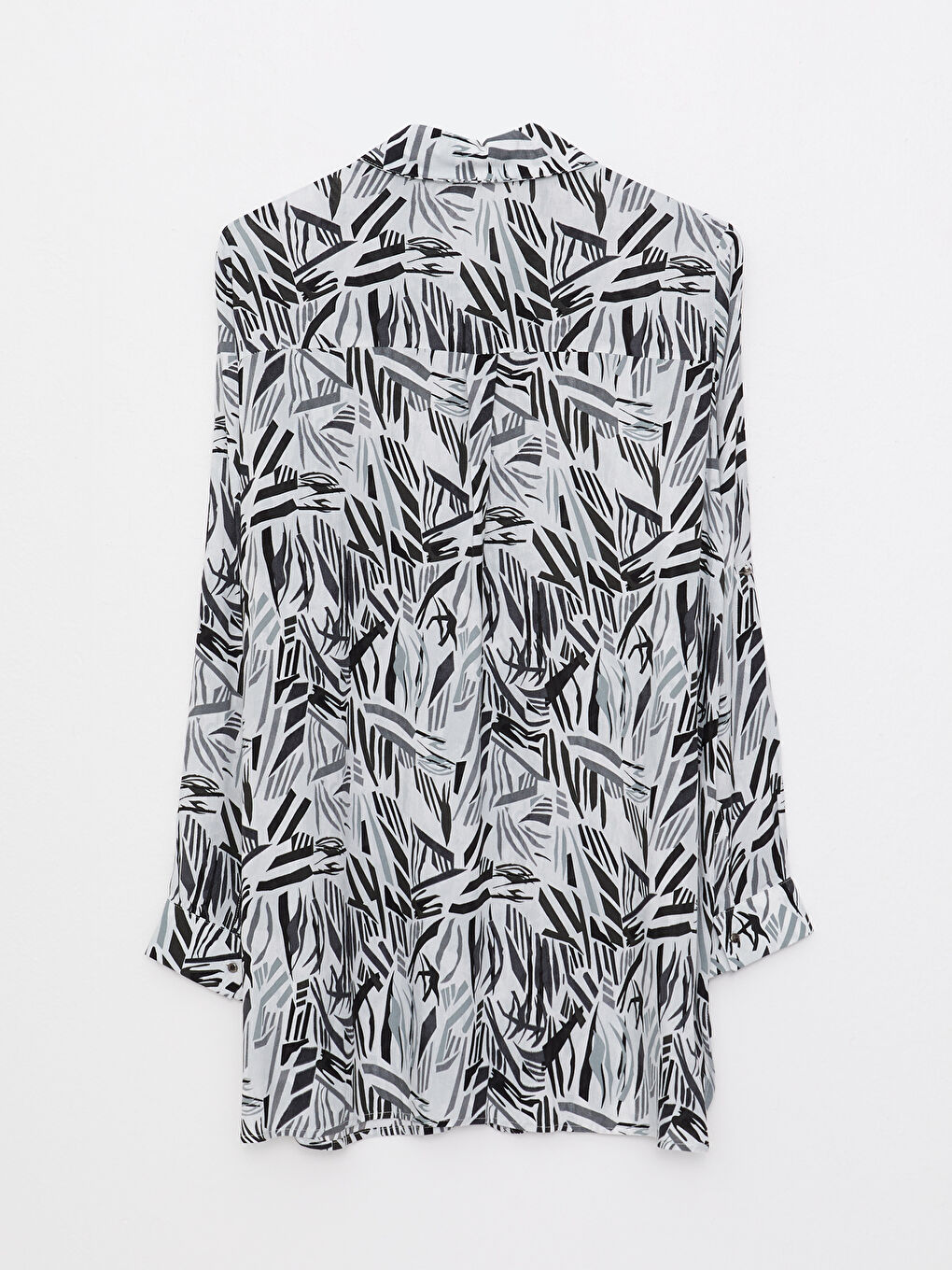Chemise Pour Femmes En Viscose Imprimée À Manches Longues Et Fermeture Boutonnée Sur Le Devant-5