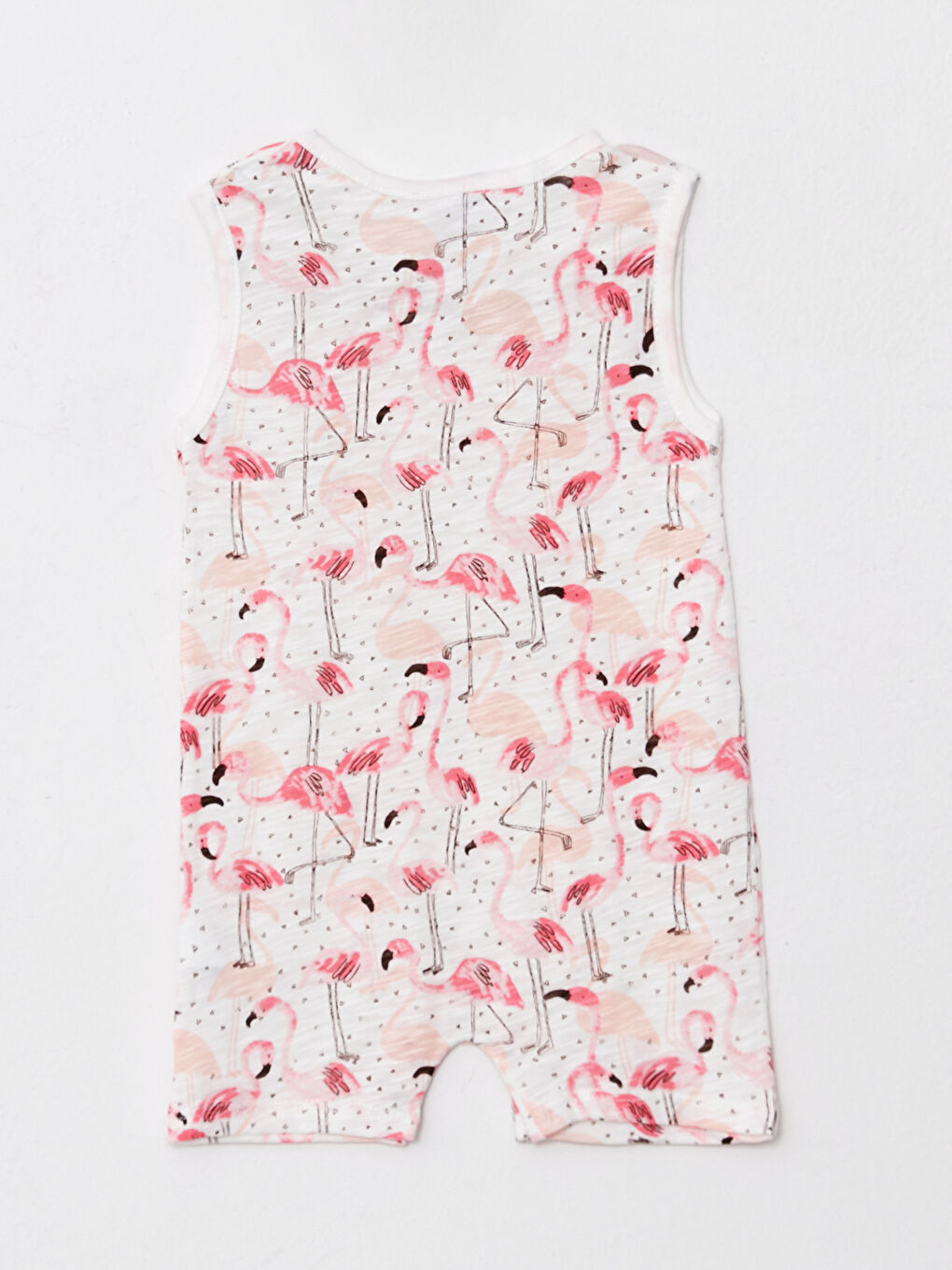 Ekru Bisiklet Yaka Kız Bebek Tulum-1