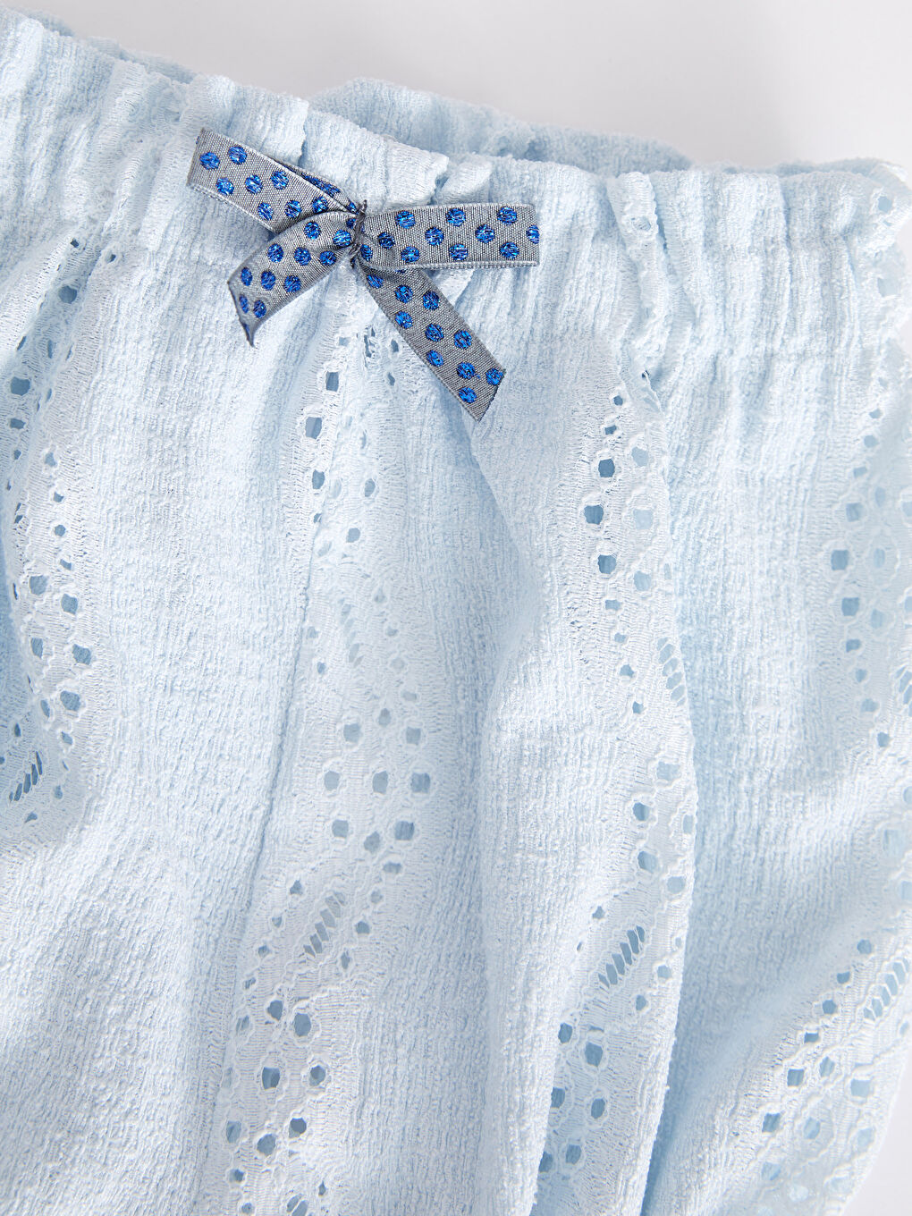 Ekru Bisiklet Yaka Kısa Kollu Baskılı Kız Bebek 2'li Takım-3