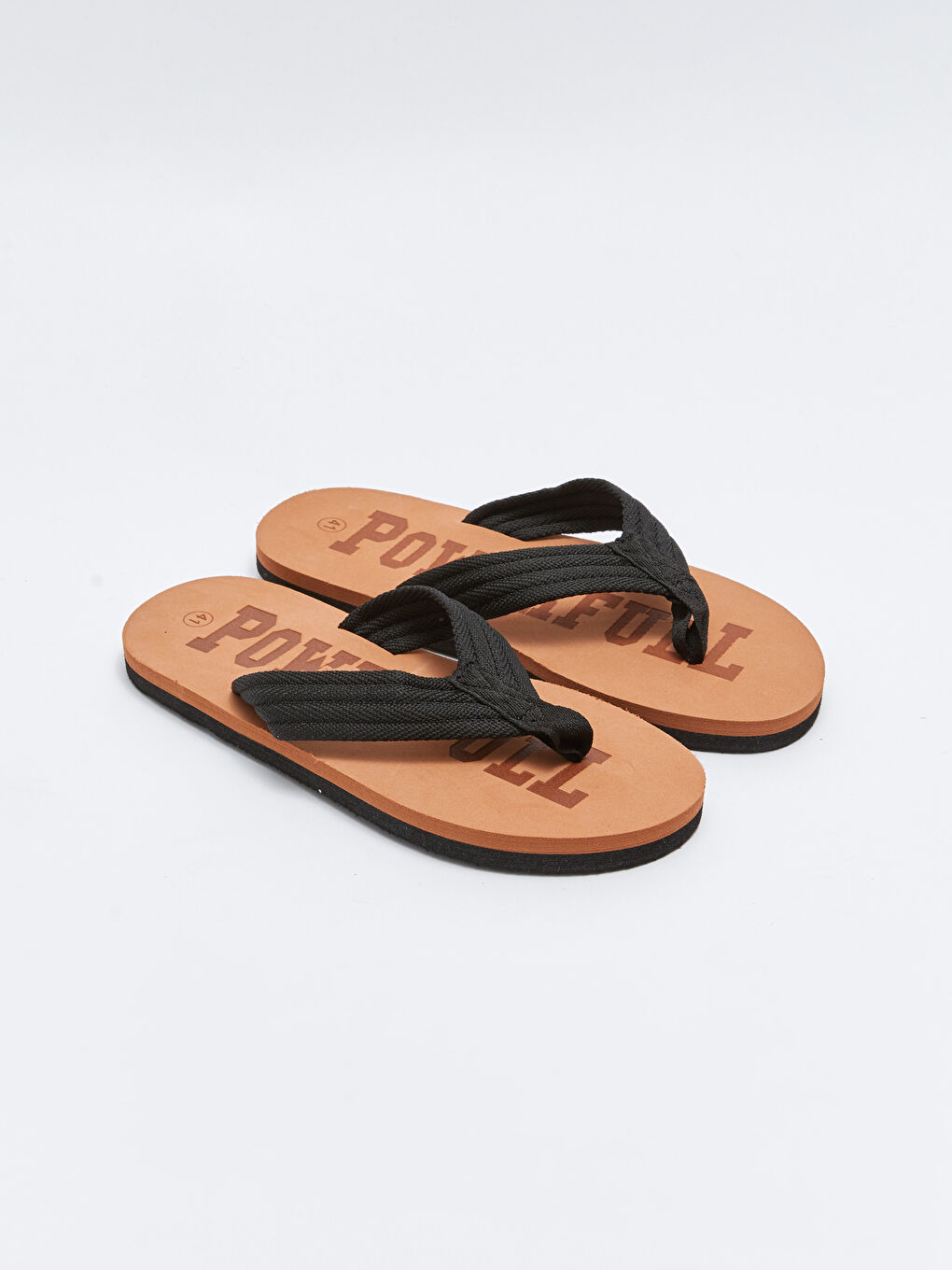 Karışık Baskılı Parmak Arası Erkek Plaj Terliği