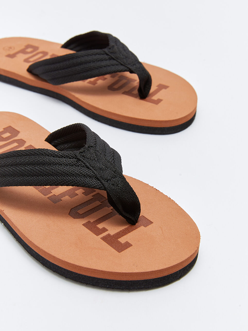 Karışık Baskılı Parmak Arası Erkek Plaj Terliği-5
