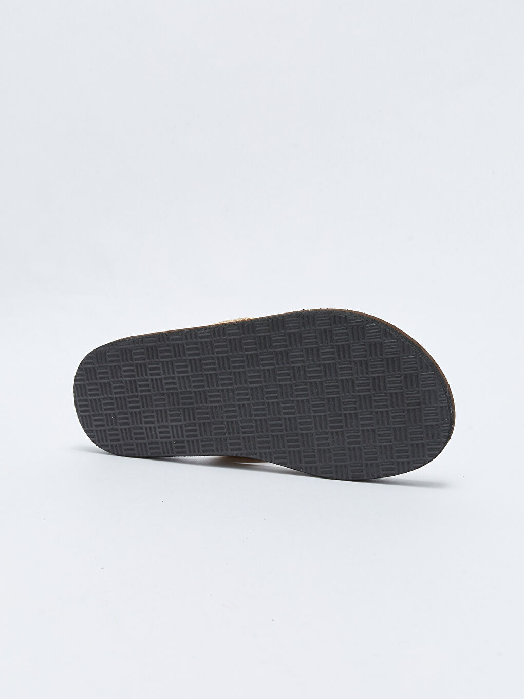 Kahverengi Baskılı Parmak Arası Erkek Plaj Terliği-3