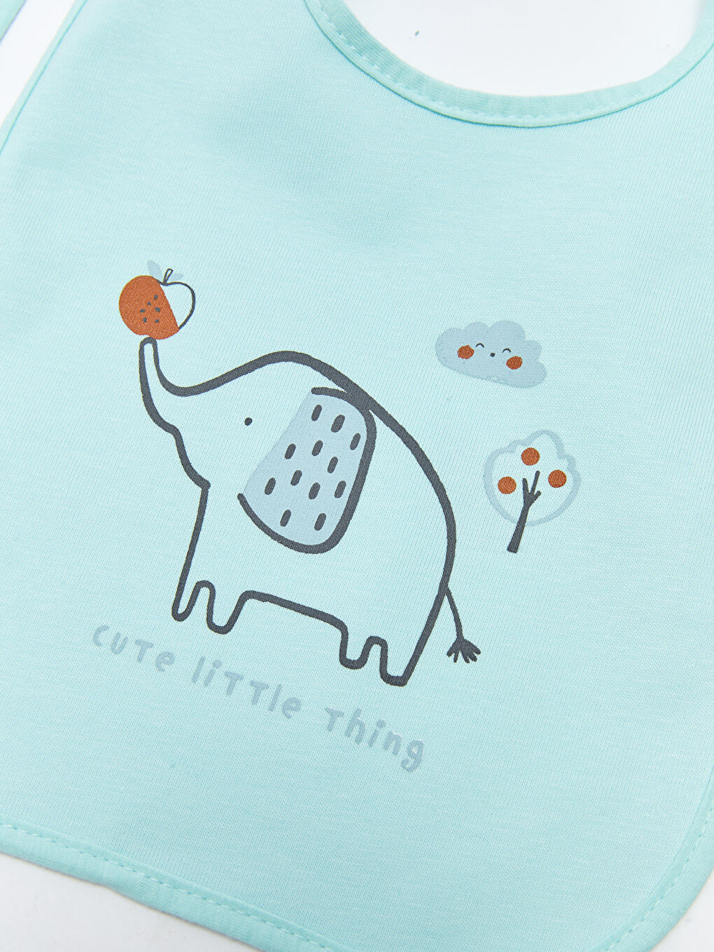 Baskılı Erkek Bebek Mama Önlüğü 2'li-2