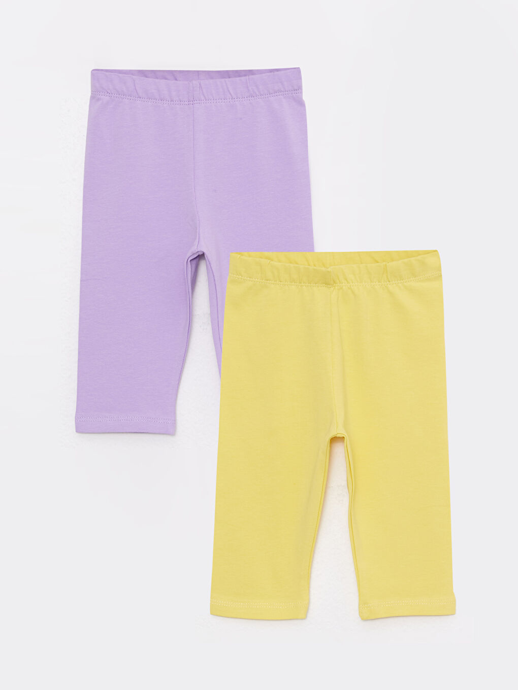 LCW baby Leggings Bébé Fille Basiques en Coton avec Taille Élastique Lot de 2 -S2M554Z1-FRL