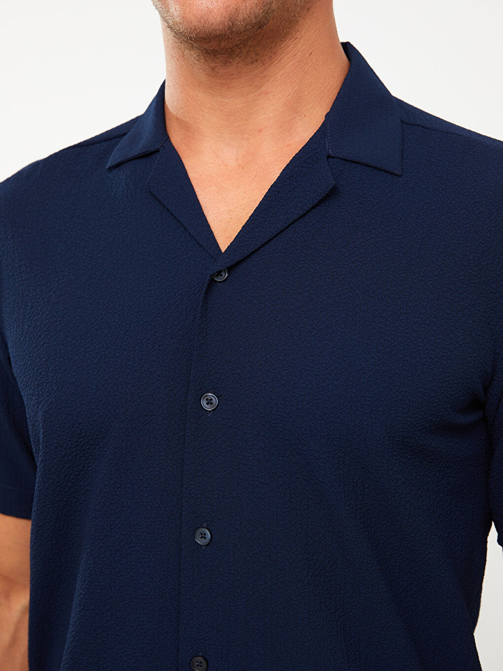 Regular Fit Short Sleeve Men's Shirt-3