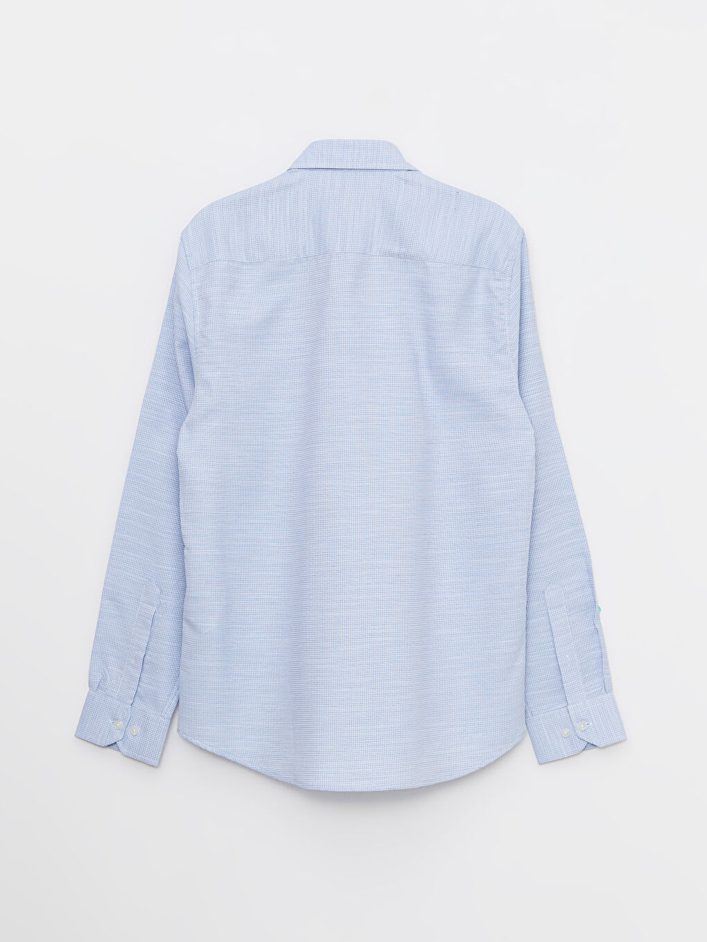 Slim Fit Long Sleeve Dobby Men's Shirt-6