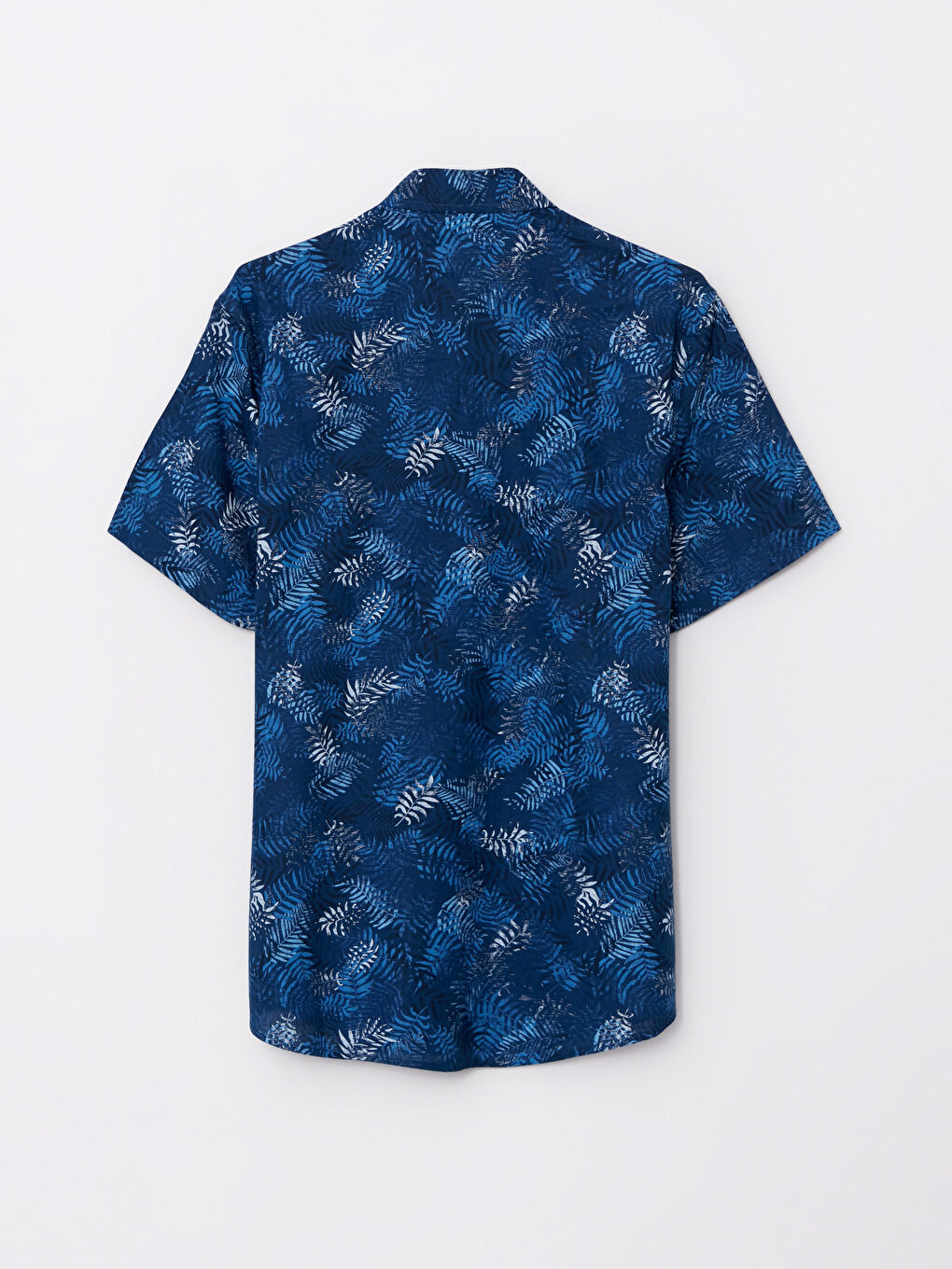 Chemise en Popeline à Motifs à Manches Courtes pour Hommes Coupe Régulière-6