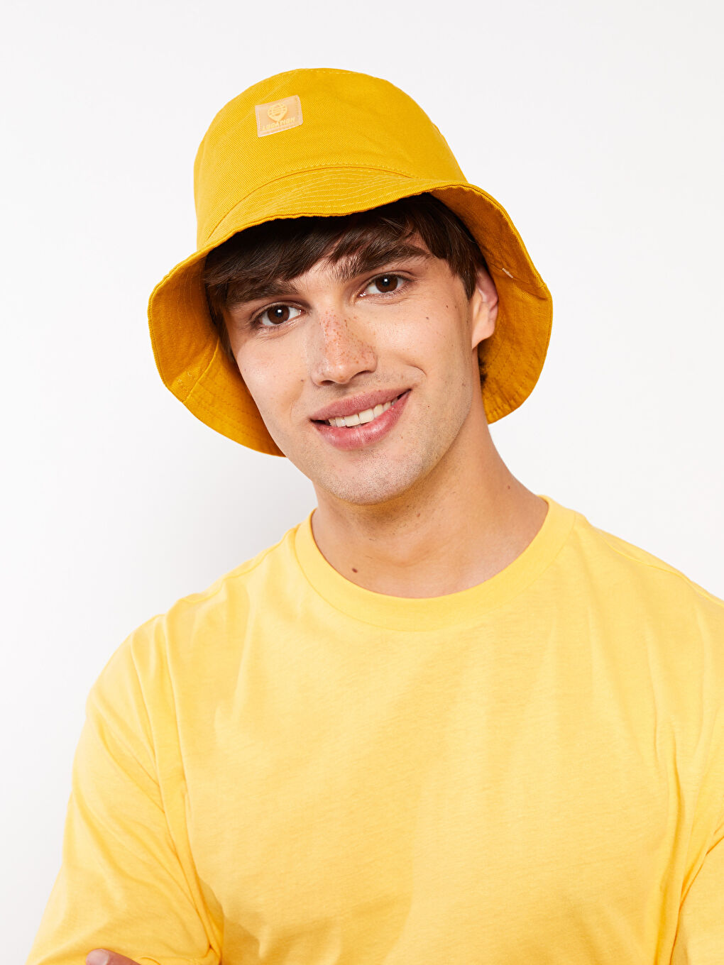 LCW ACCESSORIES Label Printed Men's Bucket Hat -S2M646Z8-GMP