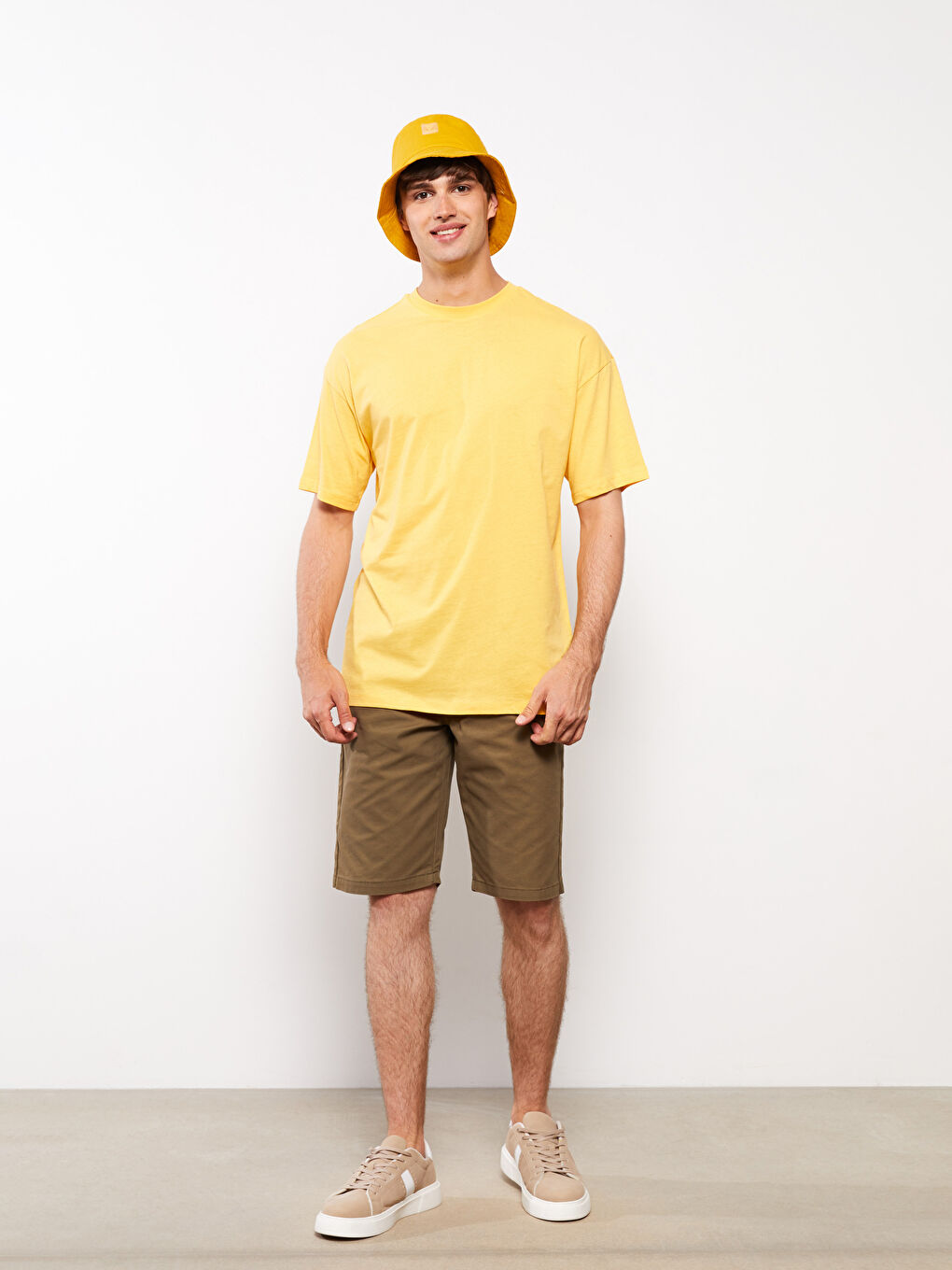 LCW ACCESSORIES Label Printed Men's Bucket Hat -S2M646Z8-GMP
