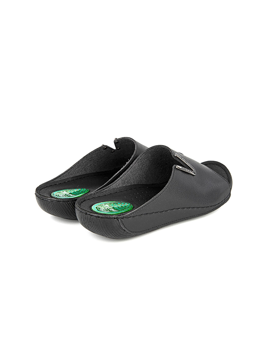 Siyah Tek Bantlı Kadın Terlik-4