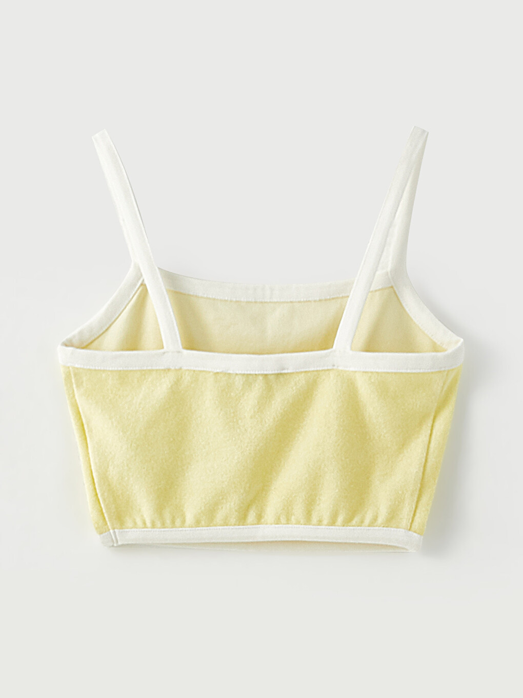 U Neck Plain Strappy Women's Crop Top-6
