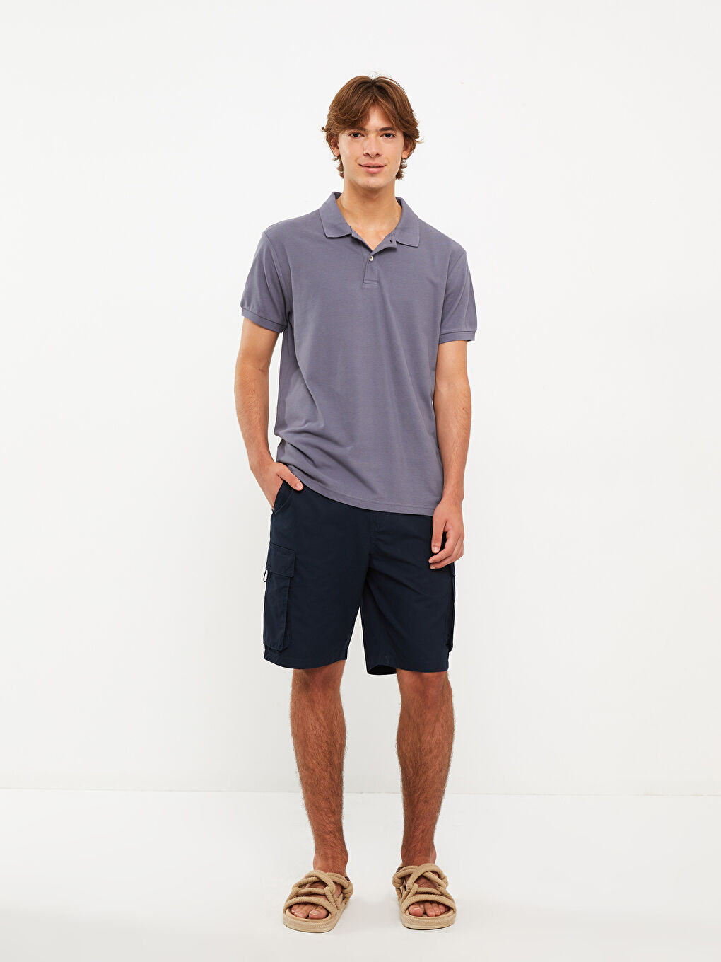 Standard Fit Men's Cargo Shorts -S2M901Z8-S9P