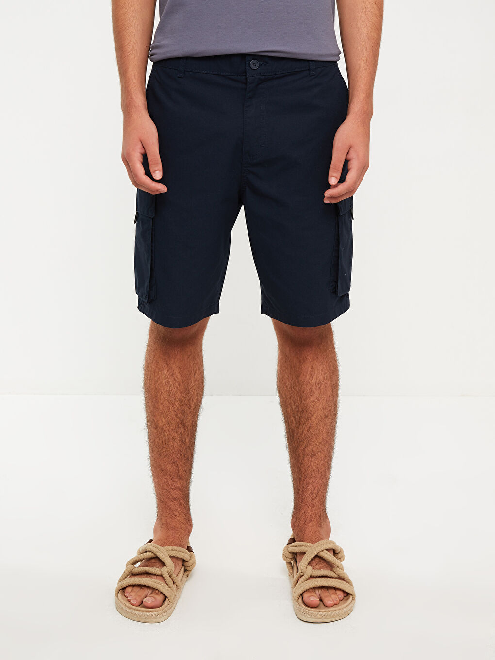 Standard Fit Men's Cargo Shorts -S2M901Z8-S9P